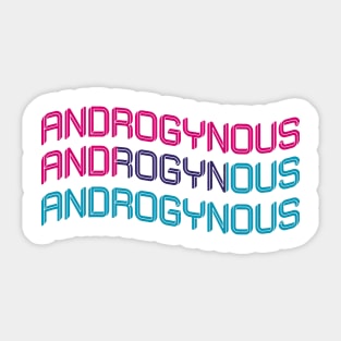 Androgynous lgtb equality Sticker